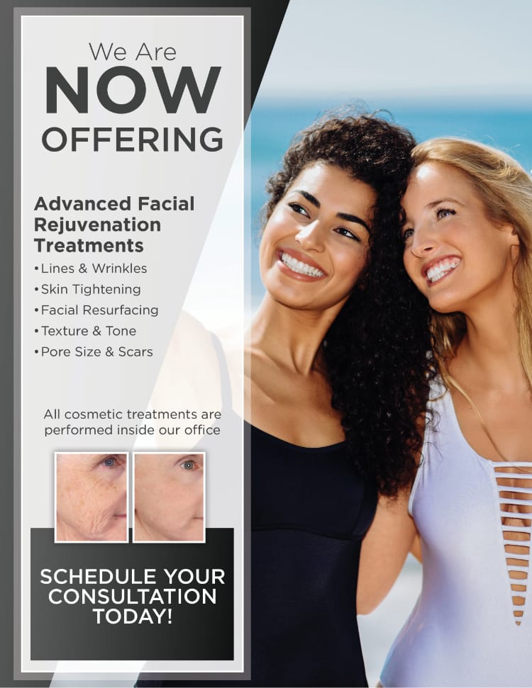 We are now offering advanced facial rejuvination treatments